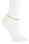 Vidakush Corazon Anklet In Gold