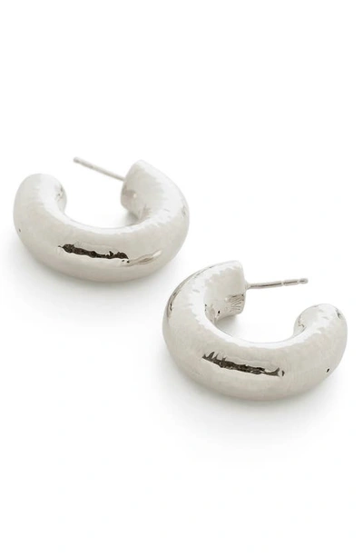 Monica Vinader Siren Muse Chunky Medium Recycled Sterling-silver Hoop Earrings