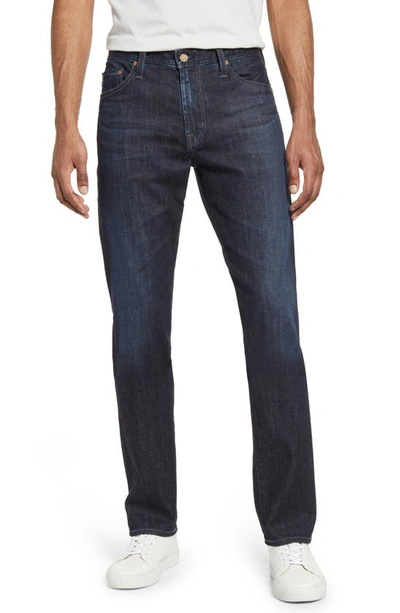 Ag Everett Dark Wash Straight Leg Jeans In Wts