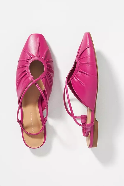 Maeve Strappy Flats In Pink
