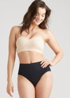 Yummie Liliana Comfortably Curved Shaping Thong In Black