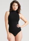 YUMMIE YUMMIE KINSLEY MOCK NECK SHAPING THONG BODYSUIT