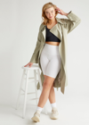 Yummie Mel Cotton Stretch Shaping Biker Shorts In White
