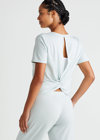 YUMMIE YUMMIE PEEK-A-BOO TWIST BACK TOP