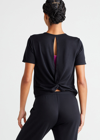 YUMMIE YUMMIE PEEK-A-BOO TWIST BACK TOP