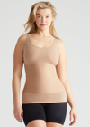 Yummie Alice  Tummie® 3-panel Shapewear Tank Top In Almond