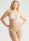 Yummie High-waist Thigh Shaper In Almond