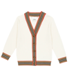 BURBERRY ICON STRIPE WOOL CARDIGAN