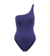 Melissa Odabash Palermo Swimsuit In Navy Ribbed