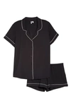 Nordstrom Moonlight Eco Short Pajamas In Black