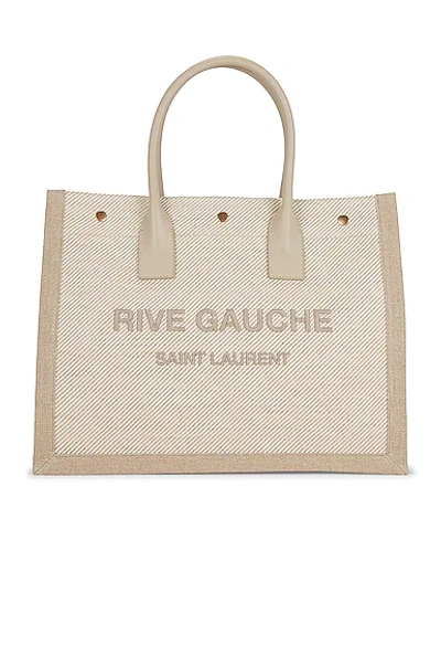 SAINT LAURENT SMALL RIVE GAUCHE TOTE BAG 