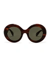 Oliver Peoples Dejeanne Sunglasses In Red Tortoise