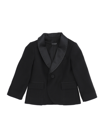 Monnalisa Kids'   Smoking Jacket In Black