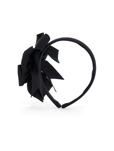 Monnalisa Laerta Bow Headband In Black