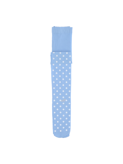 Monnalisa Babies'   Stretch Tights With Polka Dots In Light Blue