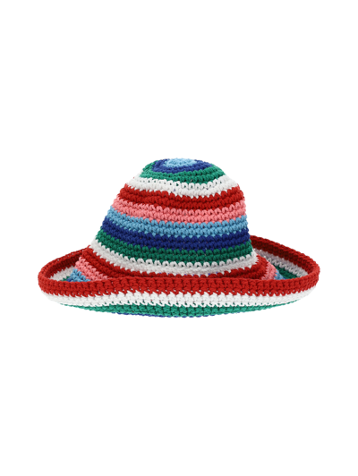 Monnalisa Kids'   Multicolour Crochet Hat In Multicolor