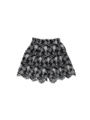 MONNALISA MONNALISA  BRODERIE ANGLAISE SHORTS WITH FLOWERS