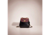 Coach Restored Parker Convertible Backpack 16 With Snakeskin Detail In Brass/black