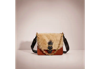 Coach Restored Beat Shoulder Bag In Brass/1941 Saddle Natural