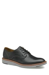 Johnston & Murphy Upton Plain Toe Oxfords In Black Full Grain