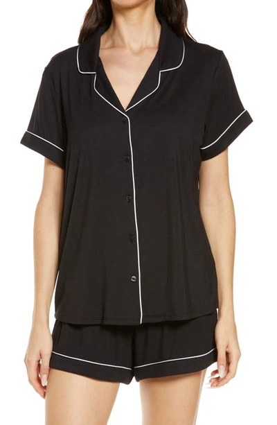 Nordstrom Moonlight Eco Short Pajamas In Black