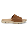 Cole Haan Men's Zerogrand Faux Leather Flat Sandals In Brown