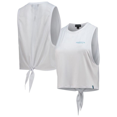 The Wild Collective White Charlotte Fc Twist Back Tank Top