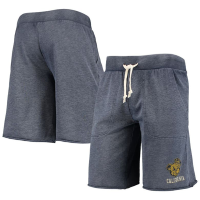 Alternative Apparel Heathered Navy  Cal Bears Victory Lounge Shorts In Heather Navy