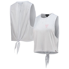 The Wild Collective White Inter Miami Cf Twist Back Tank Top In White