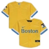 NIKE INFANT NIKE GOLD BOSTON RED SOX MLB CITY CONNECT REPLICA JERSEY
