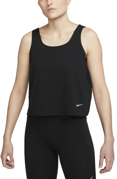 Nike Women's  Sportswear Jersey Tank Top In Black/white