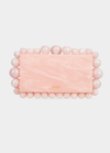 Cult Gaia Eos Pearly Acrylic Clutch Bag In Pink