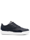 EMPORIO ARMANI LOGO-EMBOSSED LACE-UP SNEAKERS