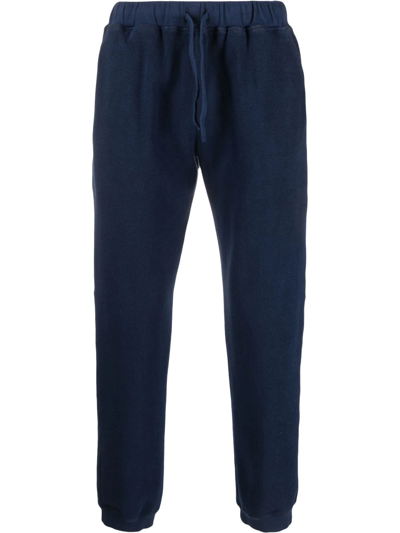 Massimo Alba Two-tone Track Pants In Blue