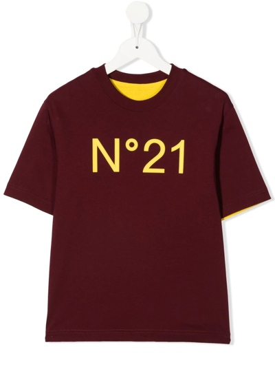 N°21 Teen Logo-print Cotton T-shirt In 0nc04