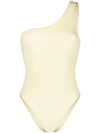 Lido Yellow Ventinove One-piece Swimsuit In White