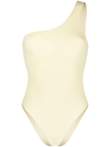 Lido Pollen One Shoulder One Piece Swimsuit In Gelb