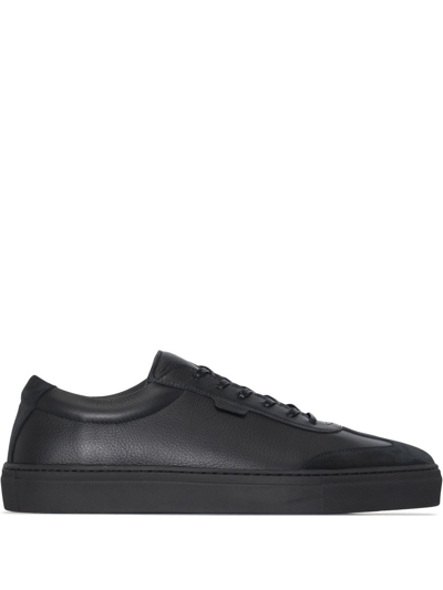 Uniform Standard Black Series 3 Leather Low Top Sneakers