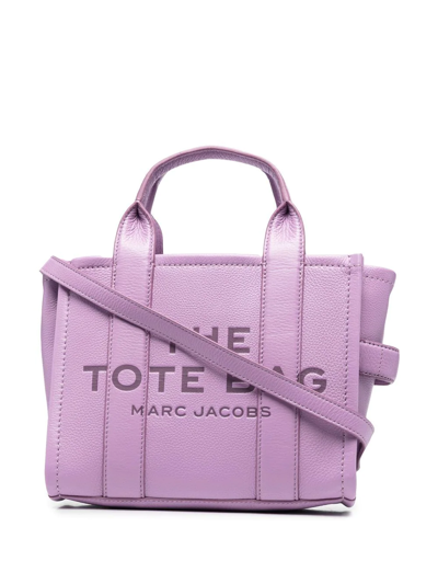 Marc Jacobs The Leather Tote Bag In Purple