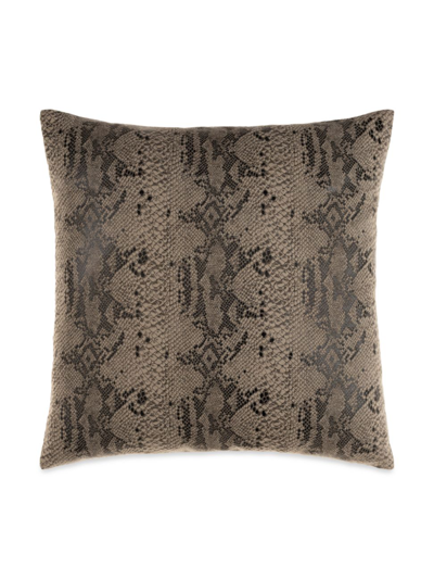 Surya Torrid Down-fill Pillow In Ivory Taupe Charcoal