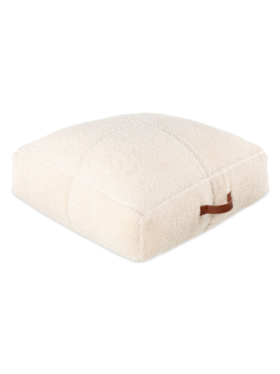 Surya Shepherd Seat Pillow, 24 X 24 X 6 In Cream/camel