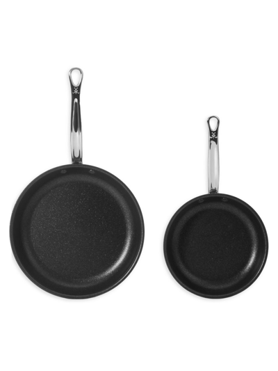 Hestan Probond Professional Clad Non-stick Stainless-steel 2-piece Skillet Set In Silver