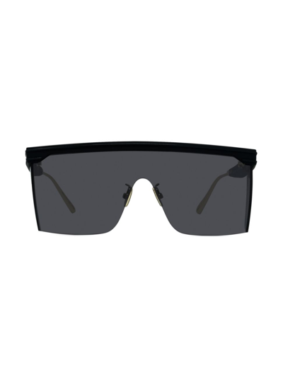 Dior Club M1u Black Mask Sunglasses In 02a Matte Black