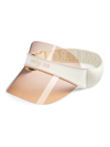 Dior Women's Club V1u Oblique Visor In Beige