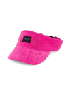 Rag & Bone Addison Logo Terry Visor In Magenta