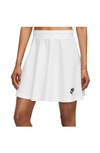 Nike Air Piqué Skirt In White/black