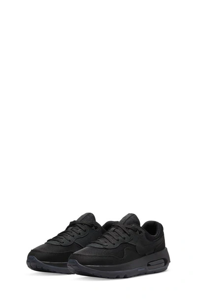 Nike Air Max Motif Big Kids' Shoes In Black/ Black/ Anthracite