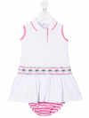 CHIARA FERRAGNI CHIARA FERRAGNI BABY GIRLS WHITE COTTON DRESS,53950090419942 12