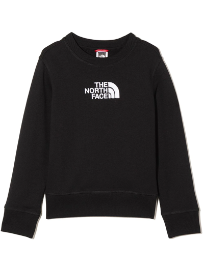 The North Face Teen Logo-embroidered Crew-neck Sweatshirt