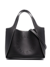 Stella Mccartney Stella Mc Cartney Stella Logo Tote Bag In Black